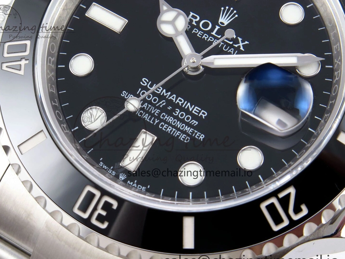 MiroTime 0125 OdorResistant Submariner 41mm 126610 LN Black Ceramic EWEF 1:1 Best Edition on Bracelet SH 1038